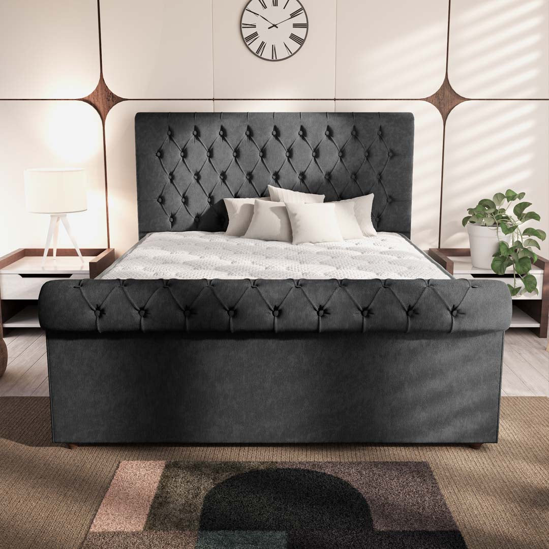 Berlin Upholstered Ottoman Bed