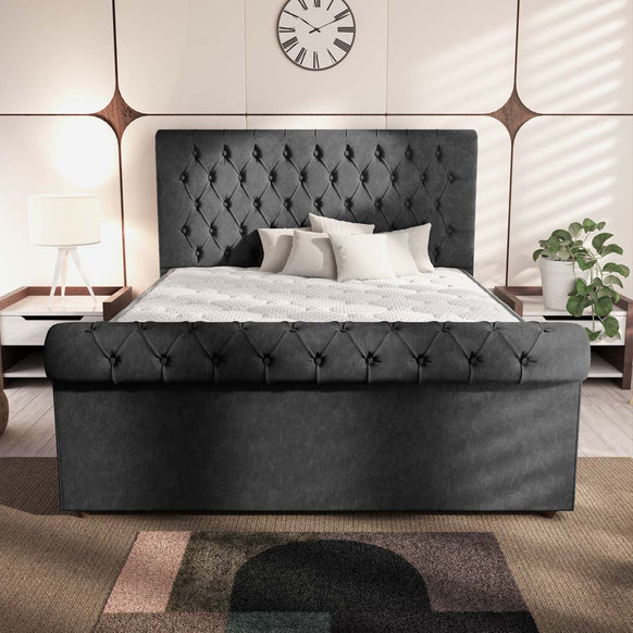Berlin Upholstered Ottoman Bed