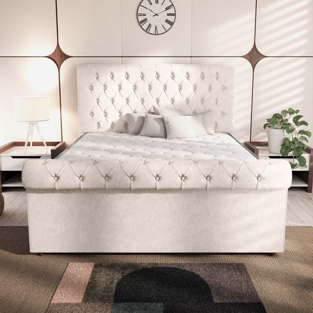 Berlin Upholstered Ottoman Bed