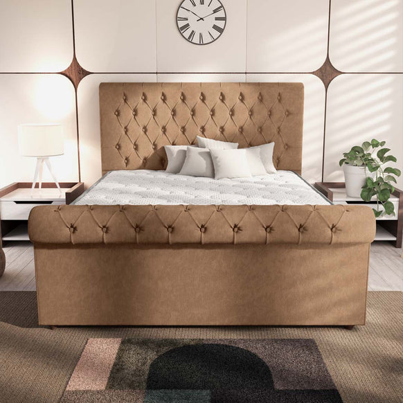 Berlin Upholstered Ottoman Bed