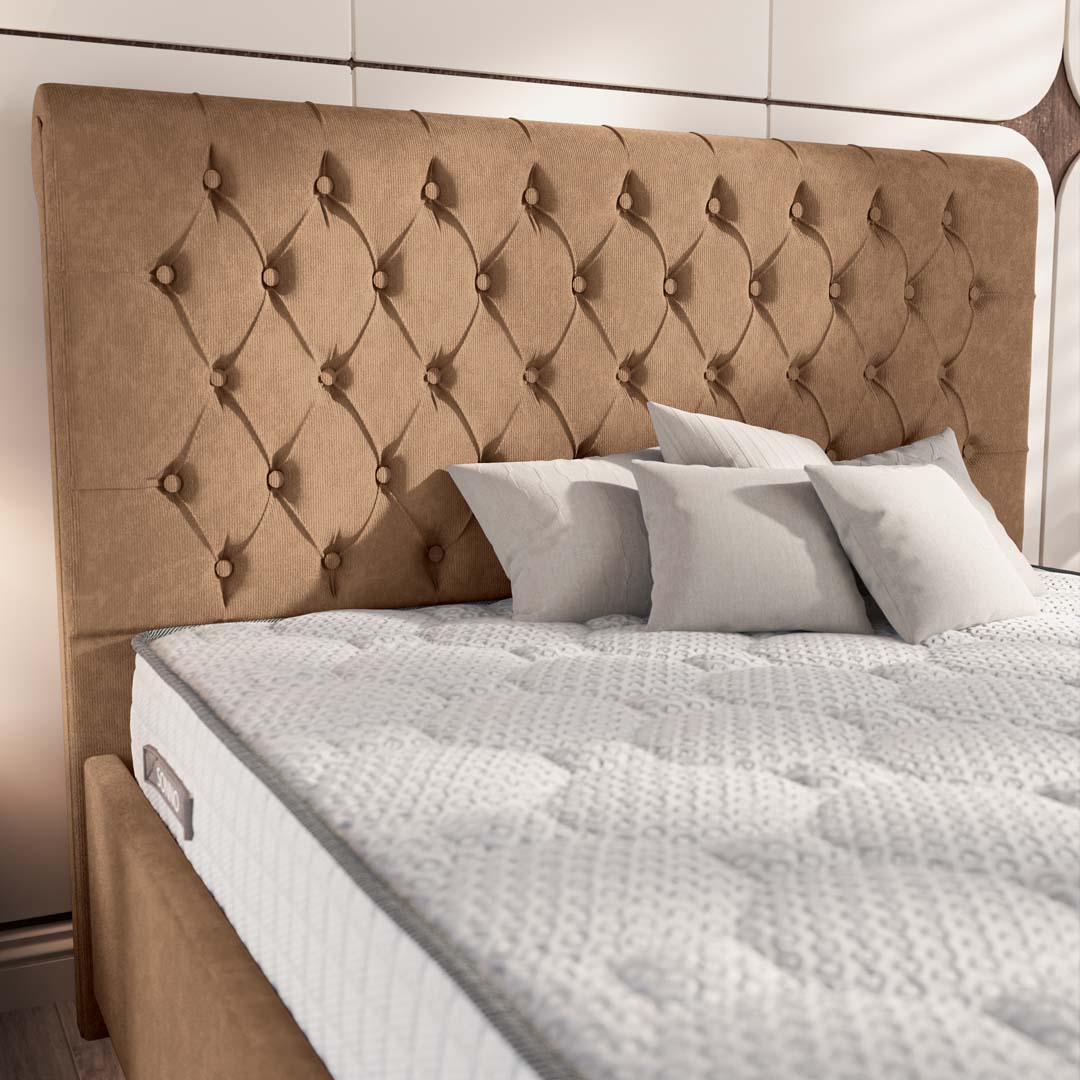 Berlin Upholstered Ottoman Bed