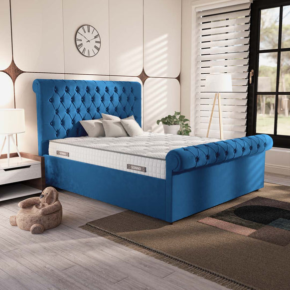 Berlin Upholstered Ottoman Bed