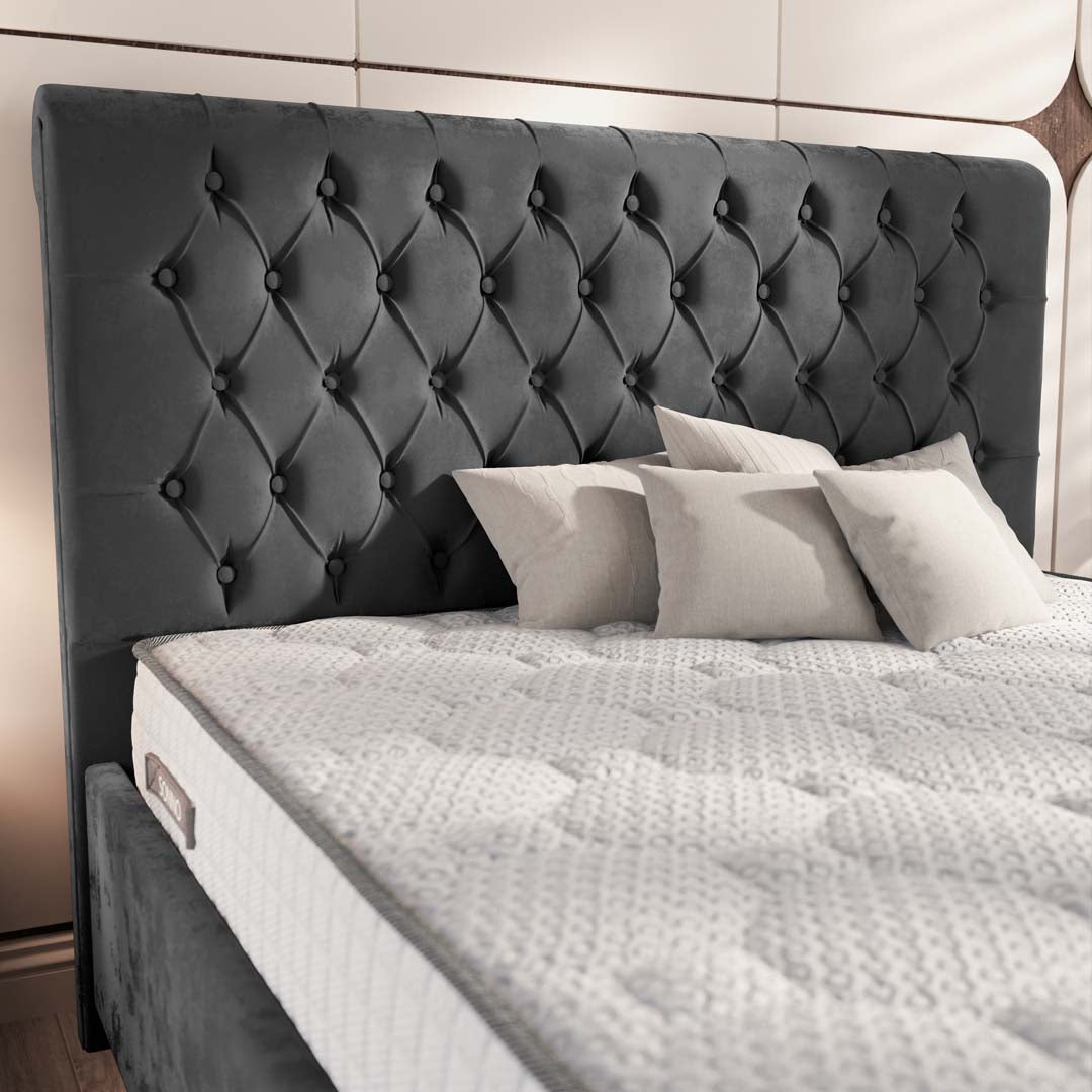 Berlin Upholstered Ottoman Bed