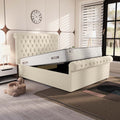 Berlin Upholstered Ottoman Bed