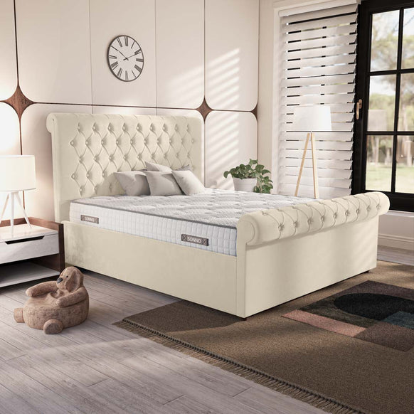 Berlin Upholstered Ottoman Bed
