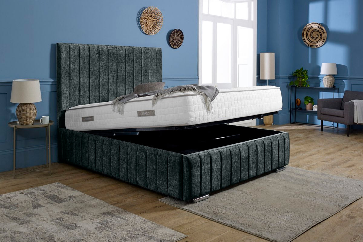 Milan Upholstered Ottoman Bed