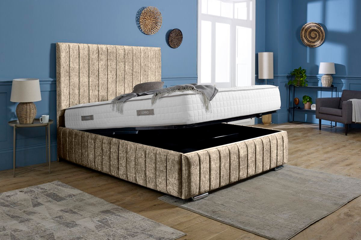 Milan Upholstered Ottoman Bed