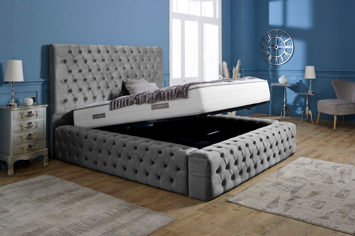 Ambassador Upholstered Ottoman Bed