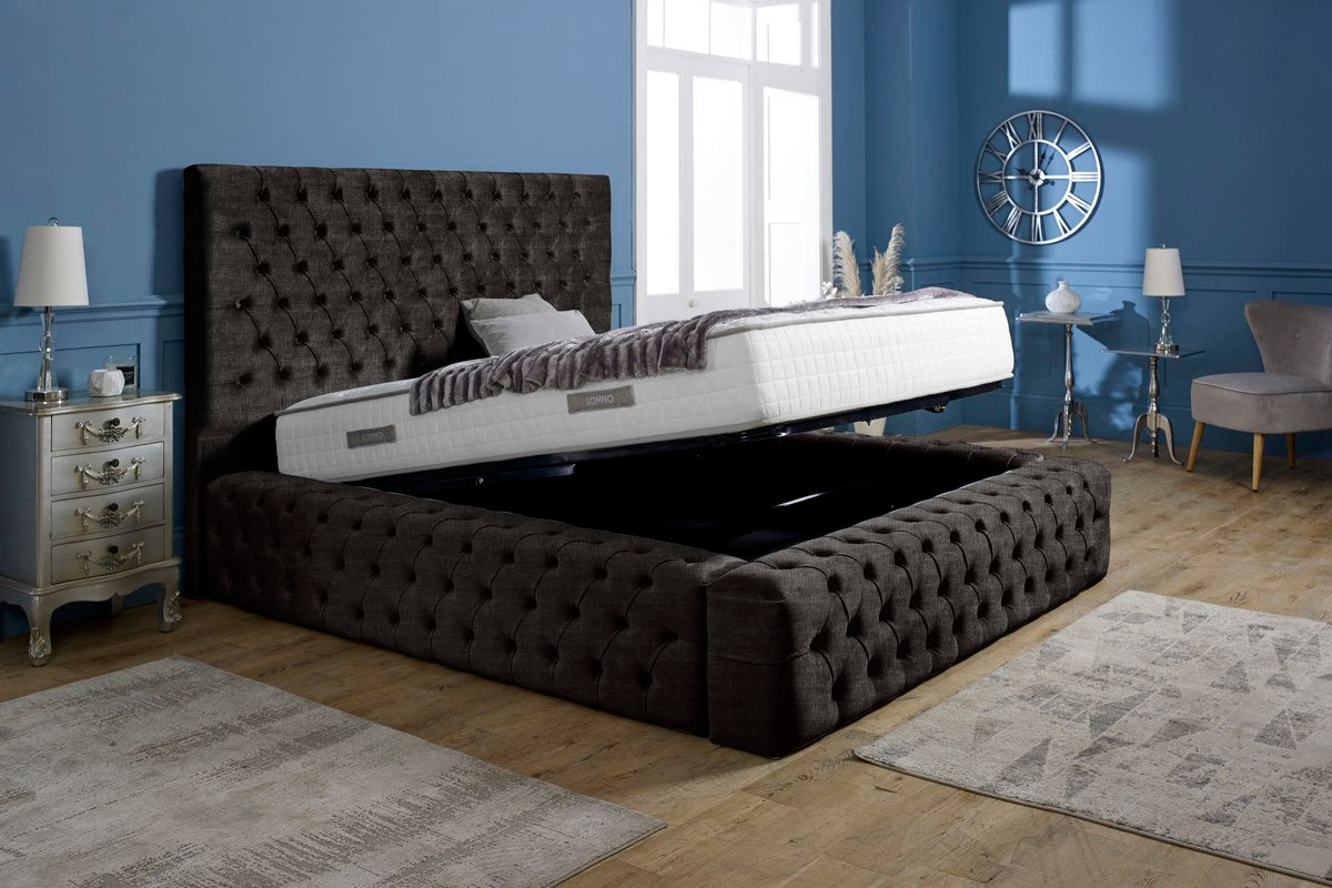 Ambassador Upholstered Ottoman Bed