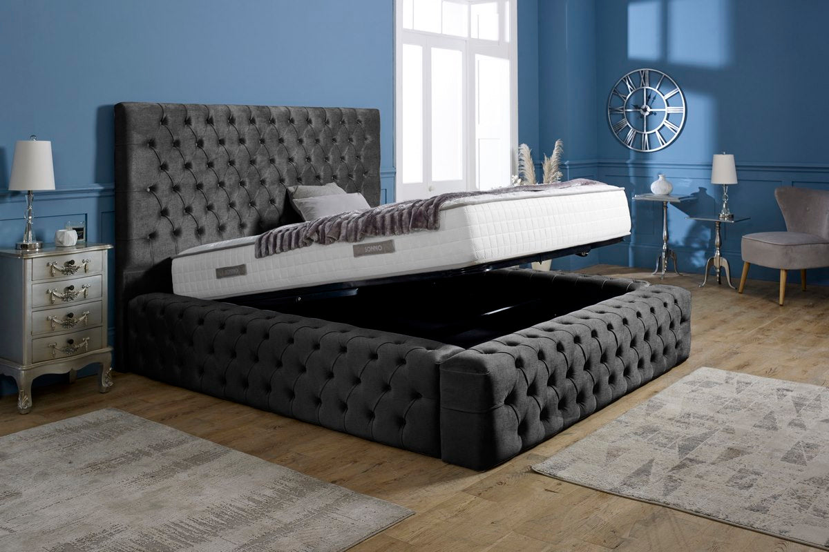 Ambassador Upholstered Ottoman Bed