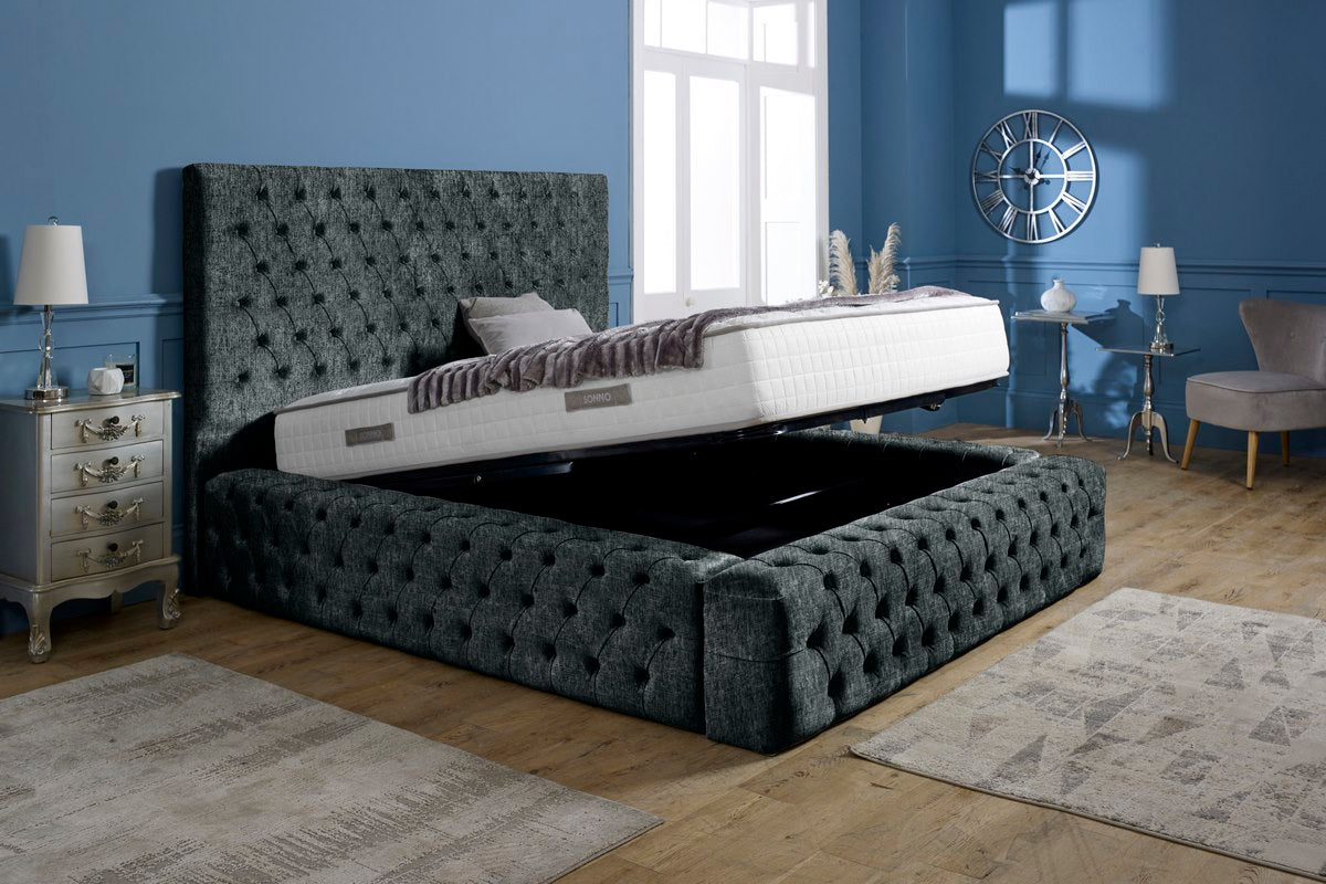 Ambassador Upholstered Ottoman Bed