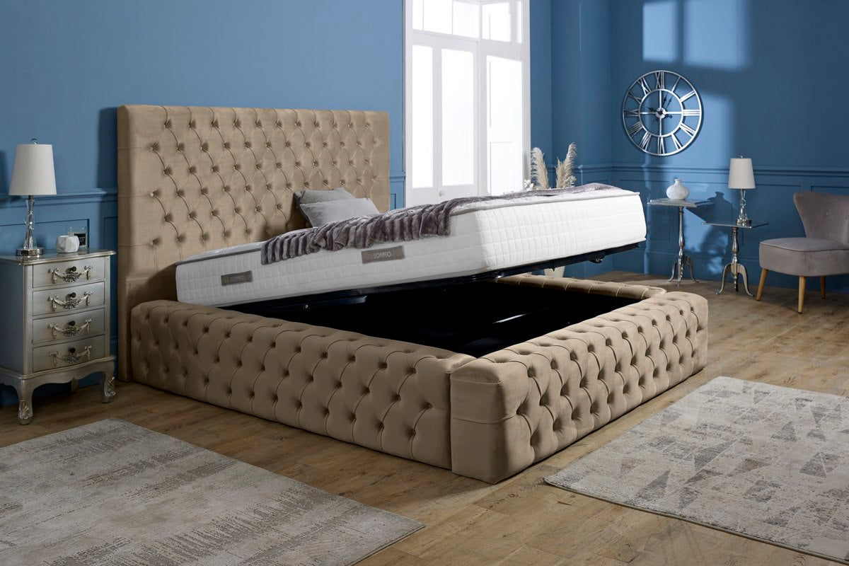 Ambassador Upholstered Ottoman Bed