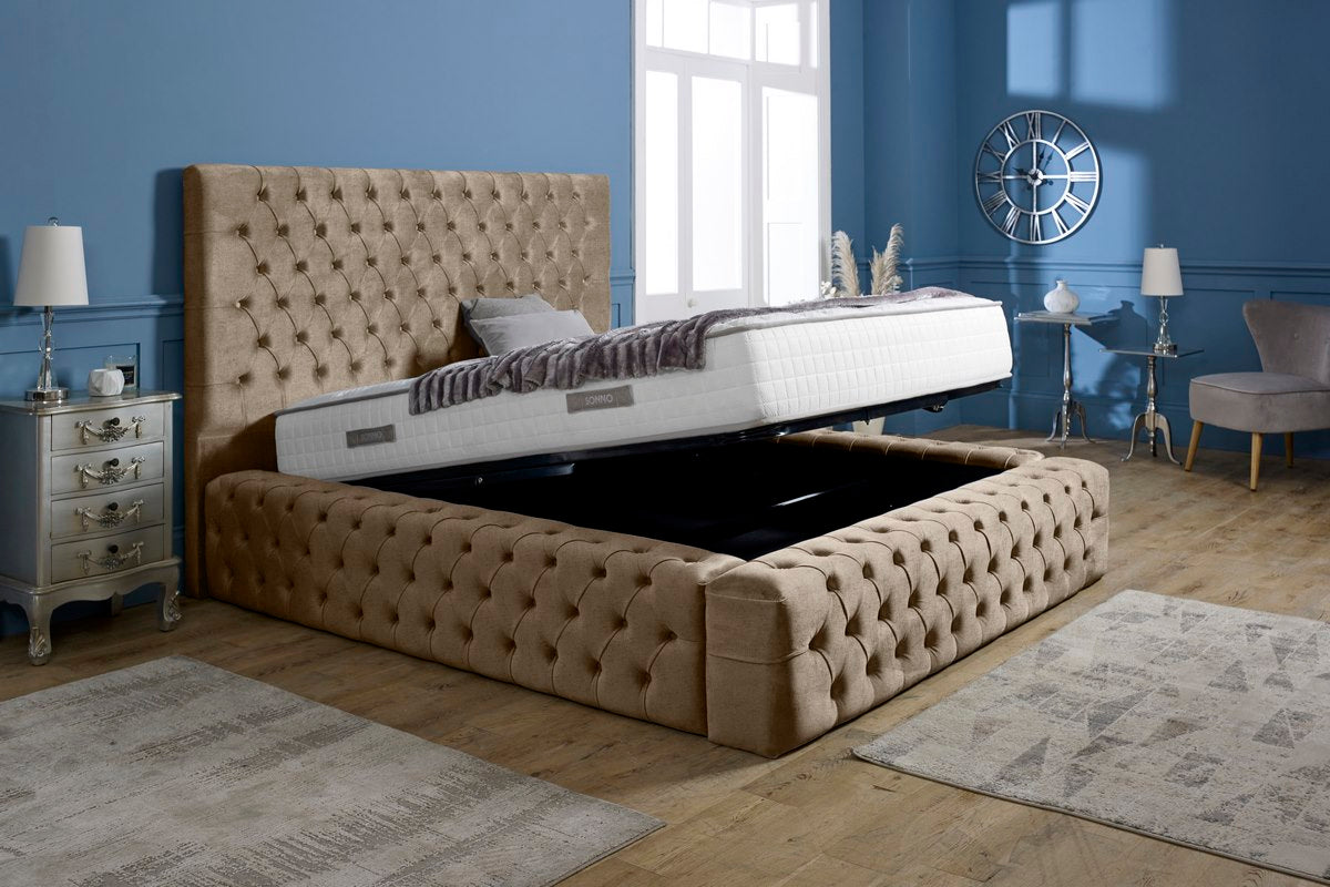 Ambassador Upholstered Ottoman Bed