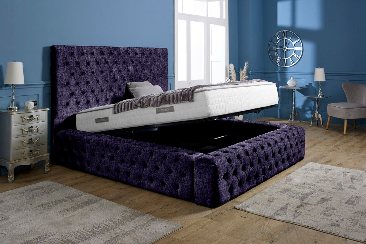 Ambassador Upholstered Ottoman Bed