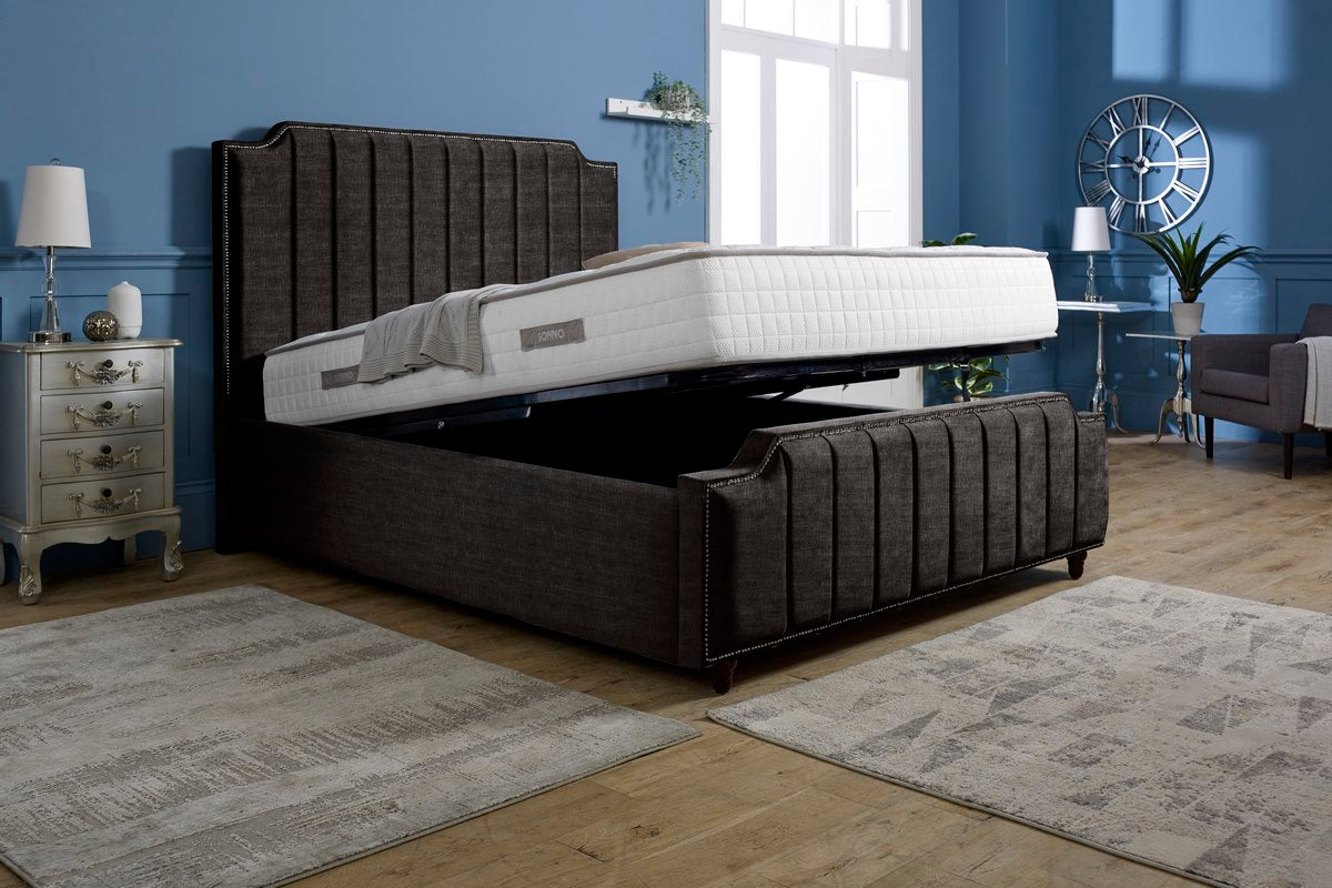 Washington Upholstered Ottoman Bed