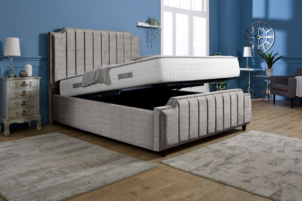 Washington Upholstered Ottoman Bed