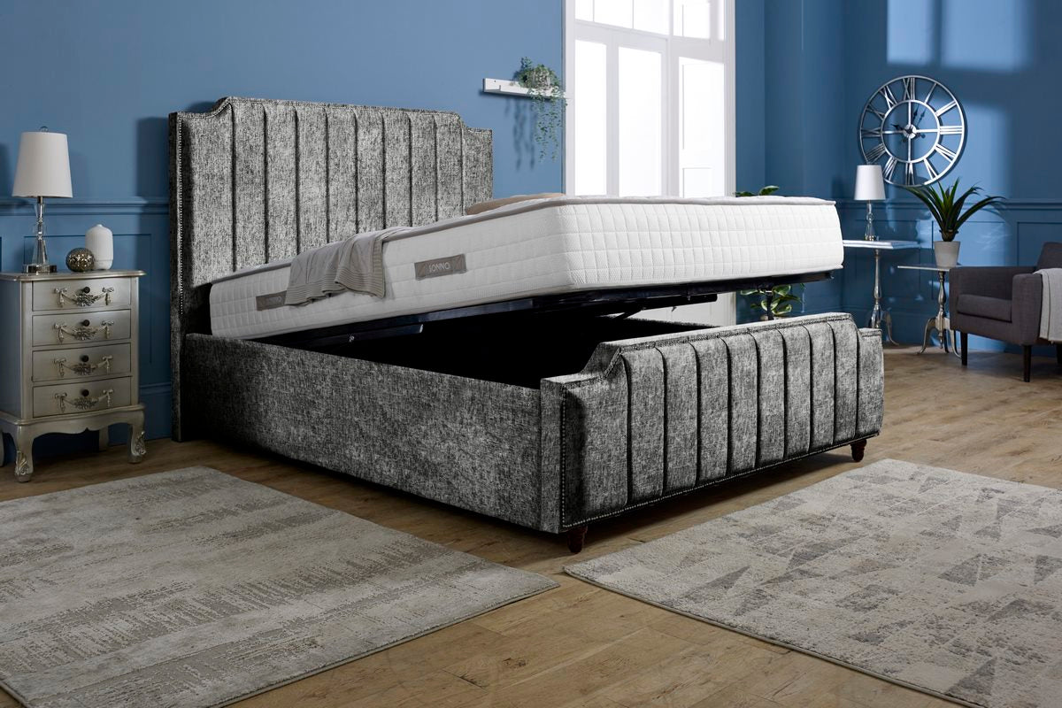 Washington Upholstered Ottoman Bed