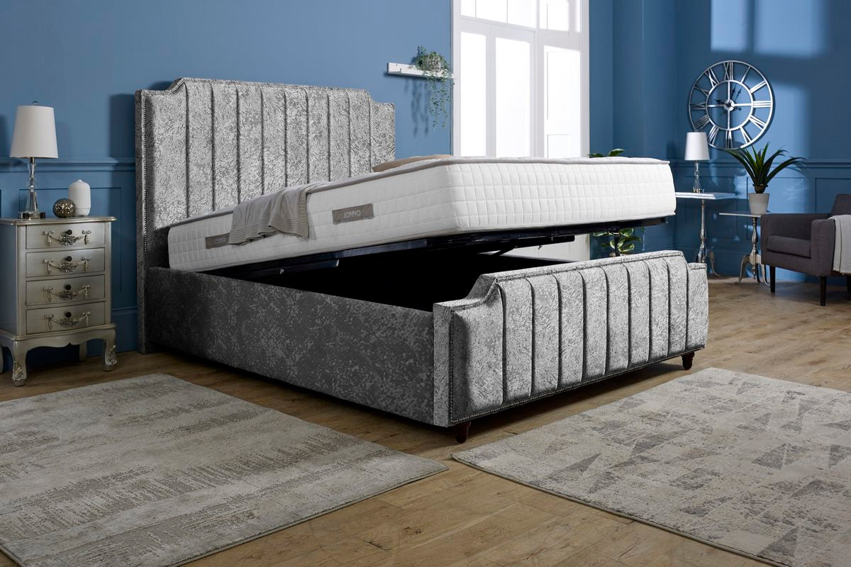 Washington Upholstered Ottoman Bed