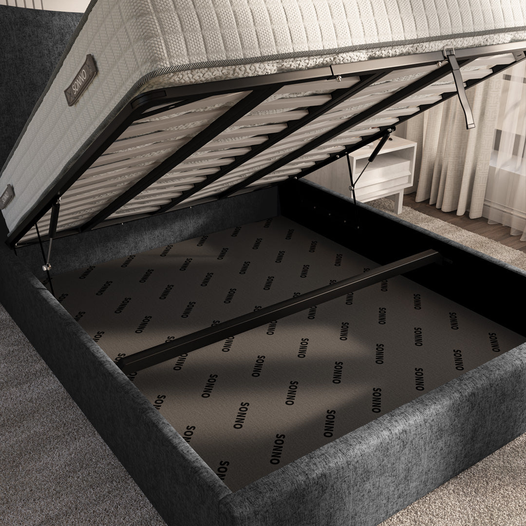 Cairo Upholstered Ottoman Bed