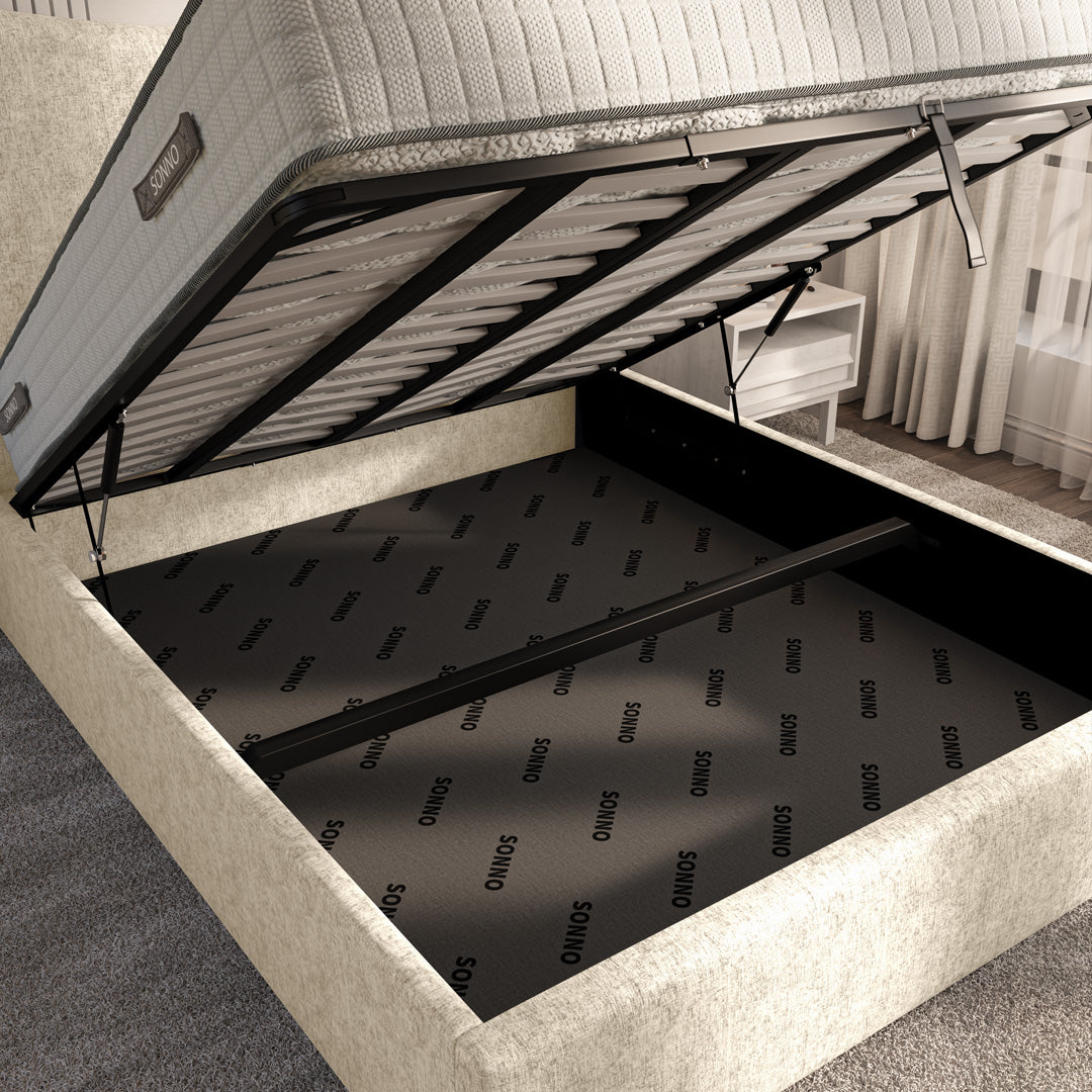 Cairo Upholstered Ottoman Bed