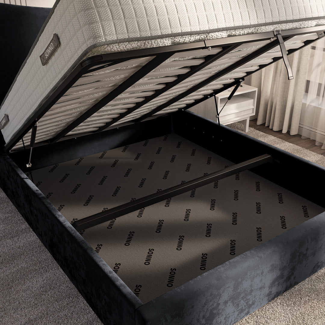 Cairo Upholstered Ottoman Bed