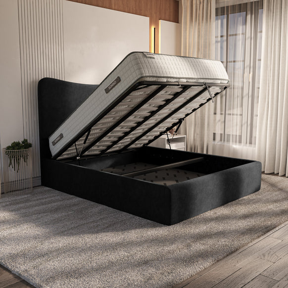 Cairo Upholstered Ottoman Bed