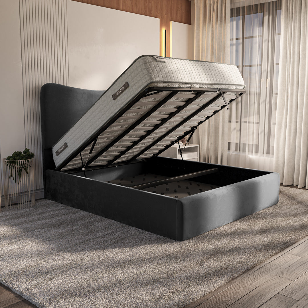 Cairo Upholstered Ottoman Bed