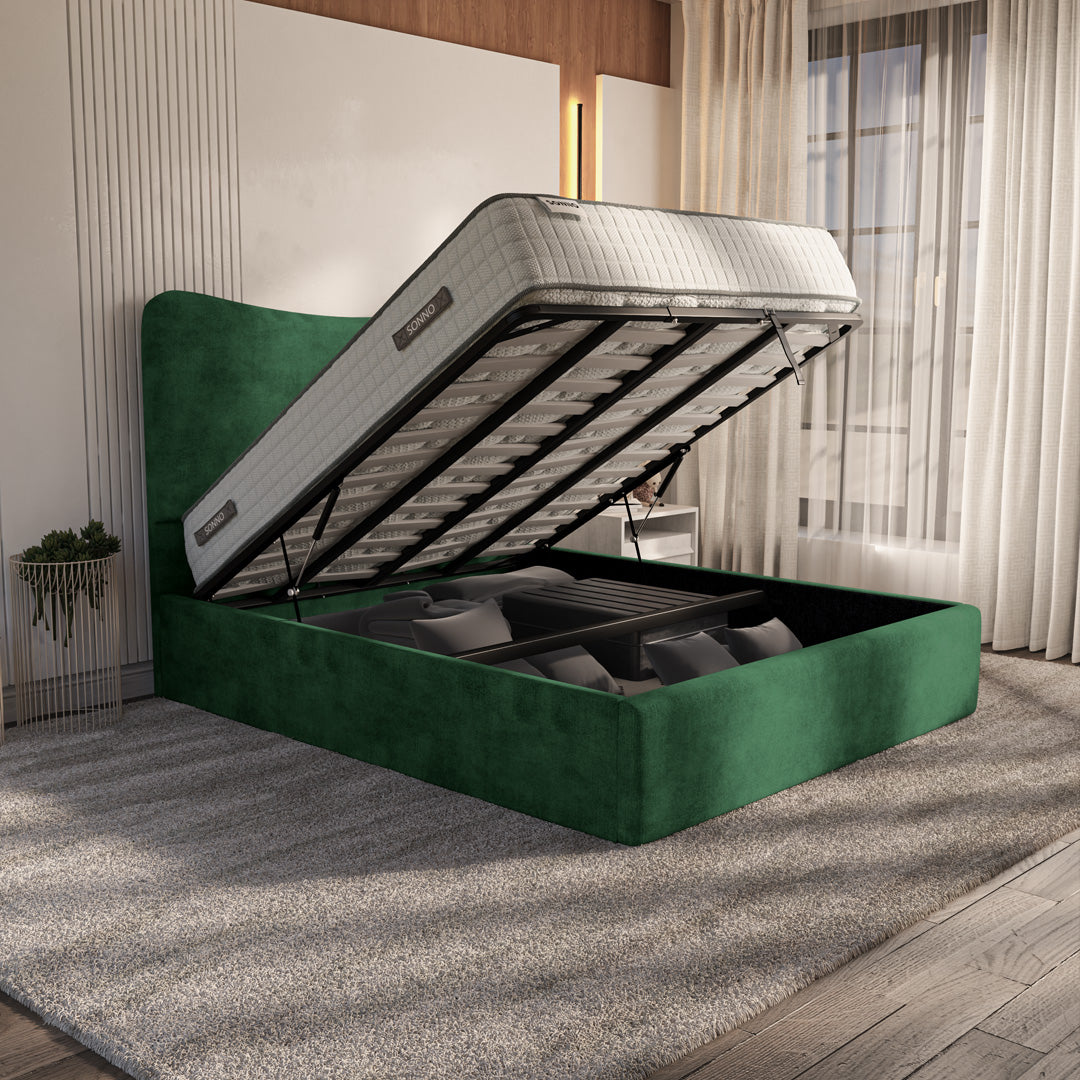Cairo Upholstered Ottoman Bed