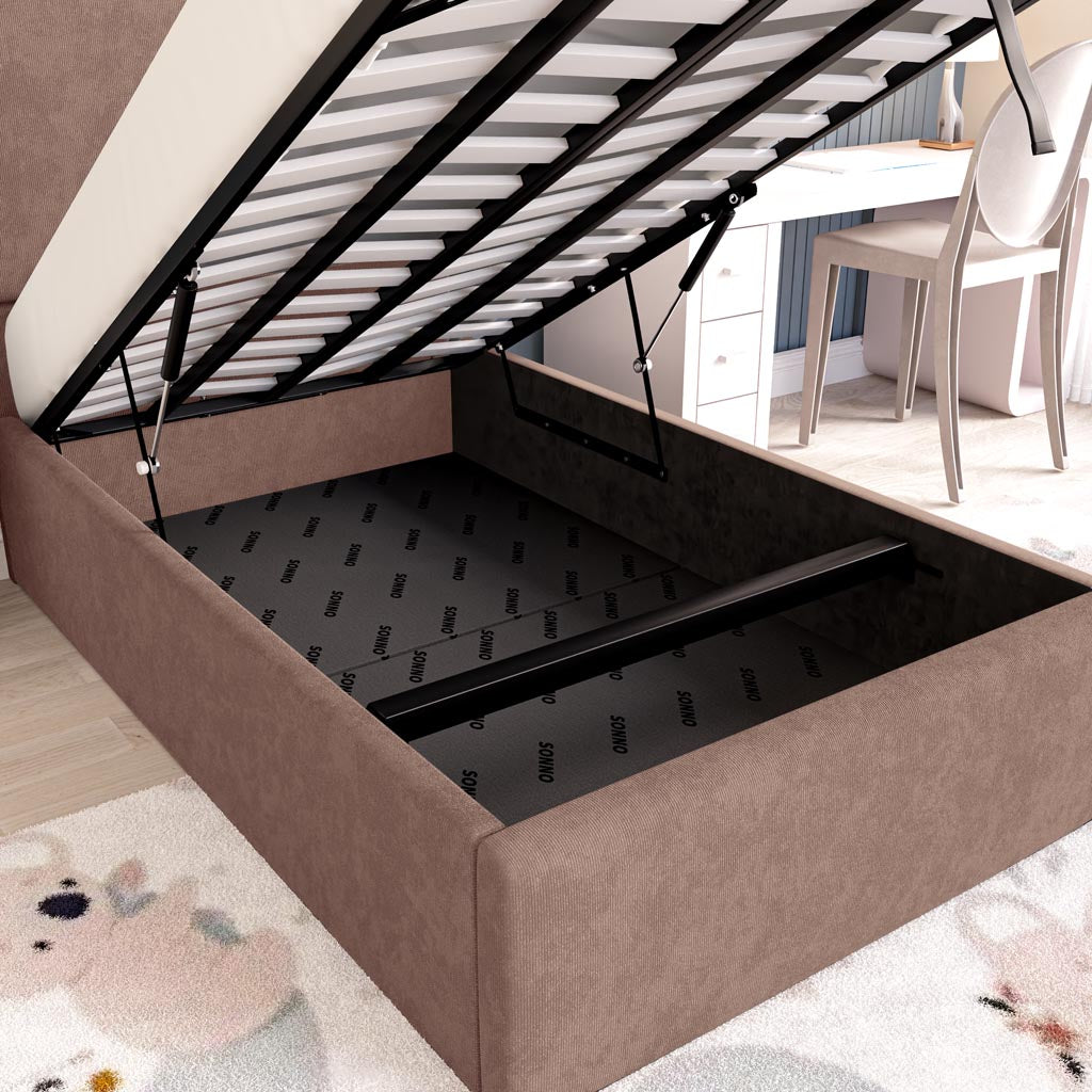 Cairo Kids Upholstered Ottoman Bed