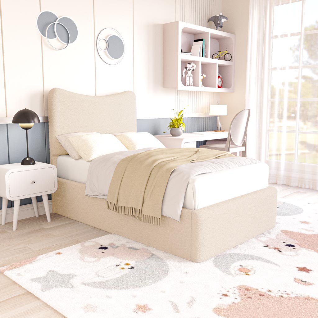 Cairo Kids Upholstered Ottoman Bed