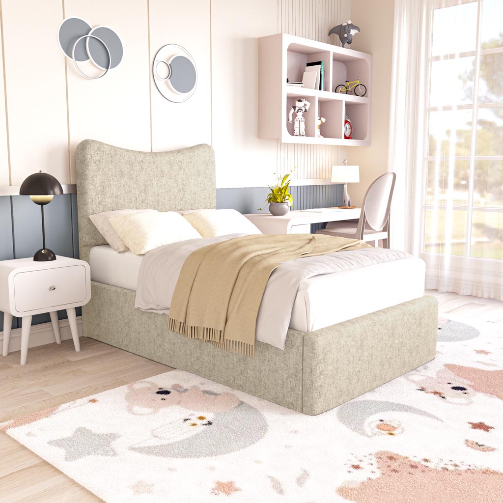 Cairo Kids Upholstered Ottoman Bed