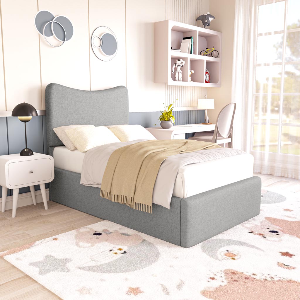 Cairo Kids Upholstered Ottoman Bed