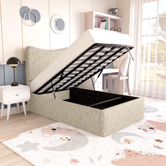 Cairo Kids Upholstered Ottoman Bed