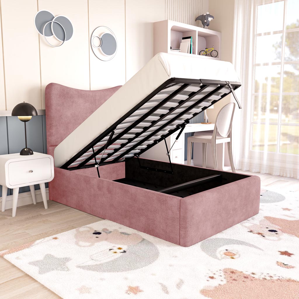 Cairo Kids Upholstered Ottoman Bed