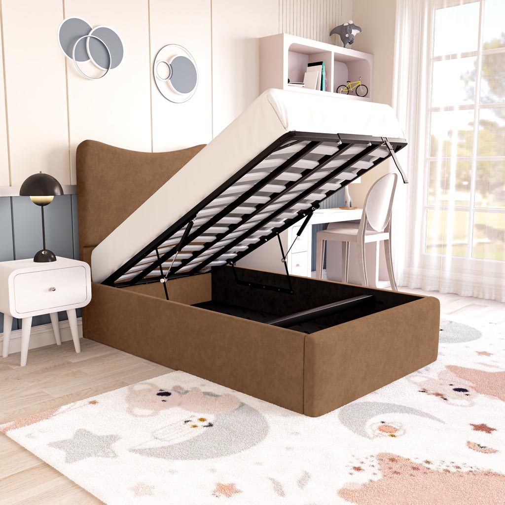 Cairo Kids Upholstered Ottoman Bed
