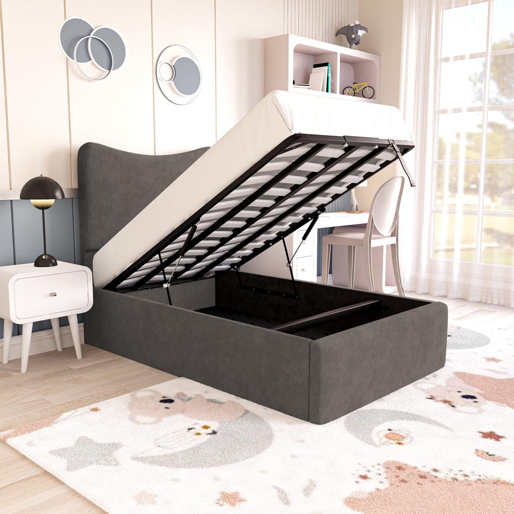 Cairo Kids Upholstered Ottoman Bed