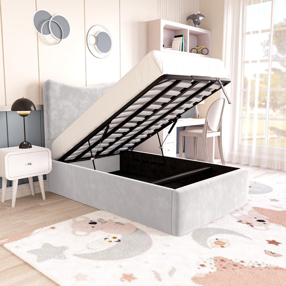 Cairo Kids Upholstered Ottoman Bed