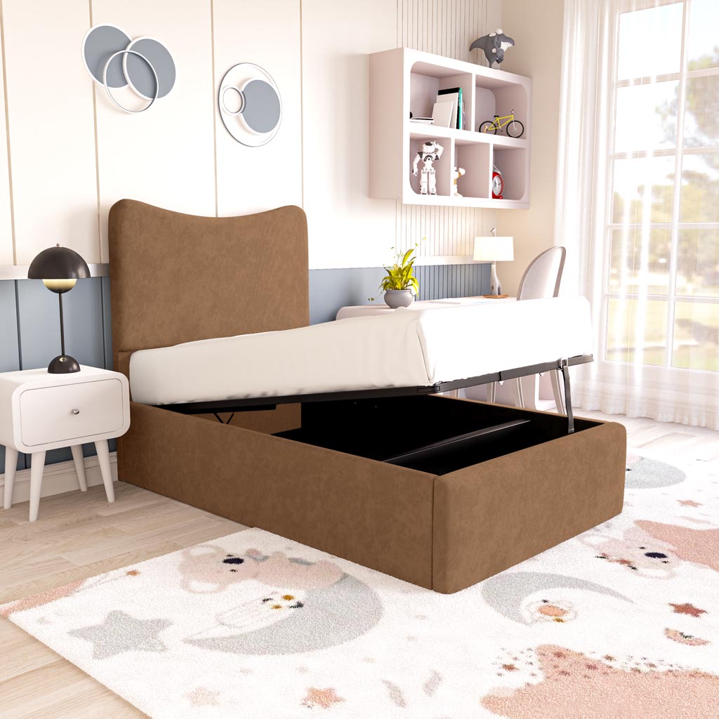 Cairo Kids Upholstered Ottoman Bed
