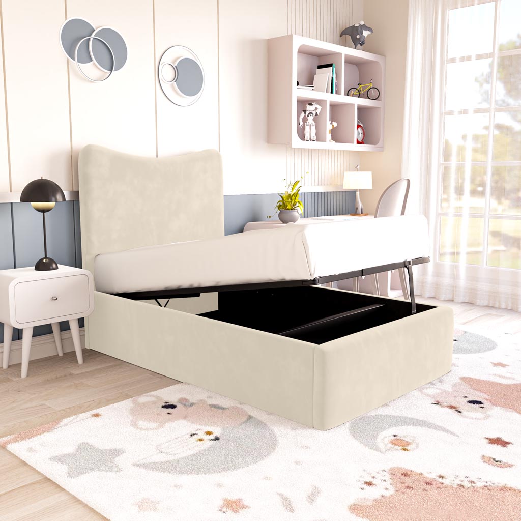 Cairo Kids Upholstered Ottoman Bed
