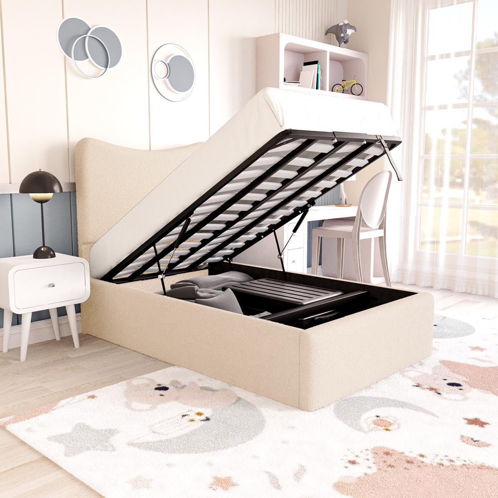 Cairo Kids Upholstered Ottoman Bed