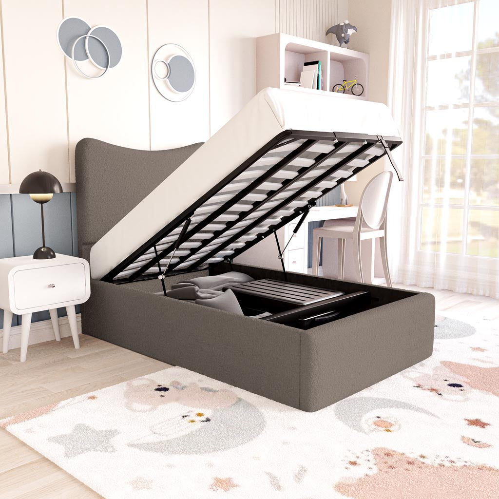 Cairo Kids Upholstered Ottoman Bed