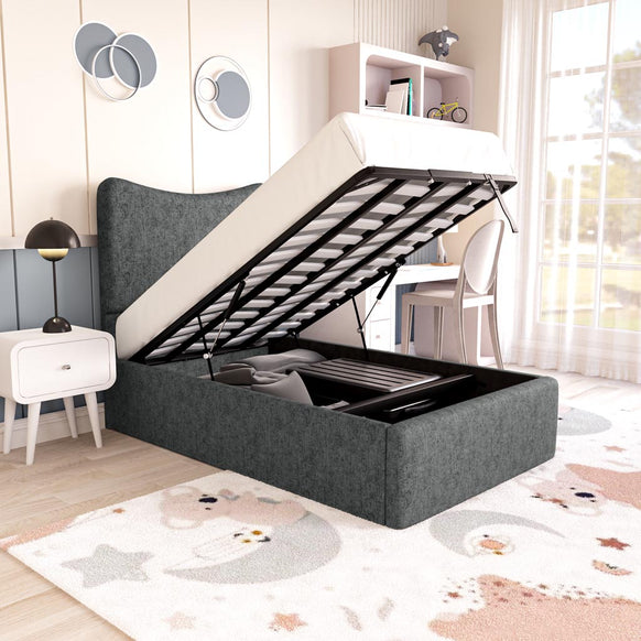 Cairo Kids Upholstered Ottoman Bed