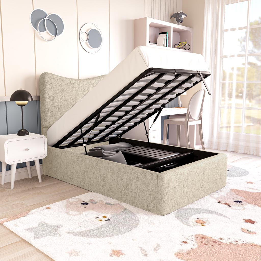 Cairo Kids Upholstered Ottoman Bed