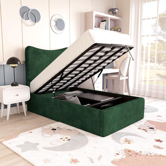 Cairo Kids Upholstered Ottoman Bed