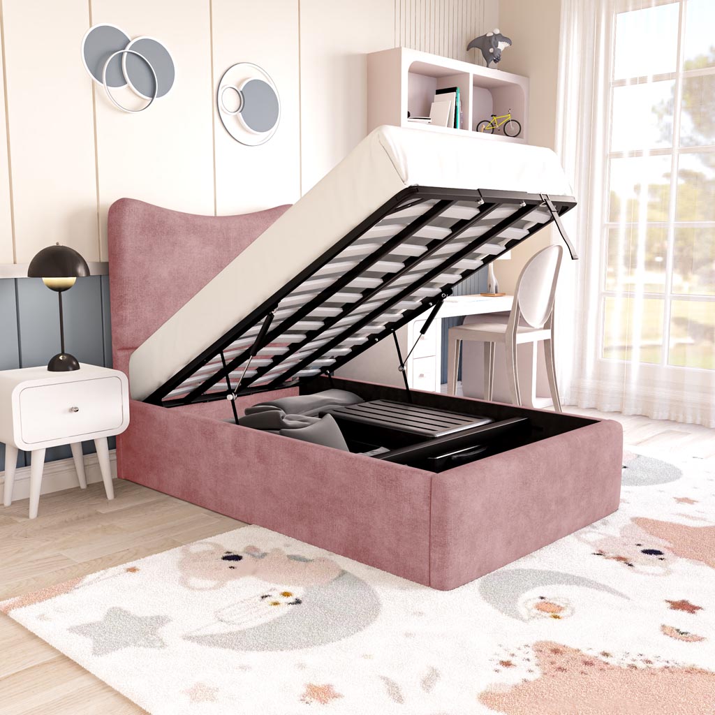 Cairo Kids Upholstered Ottoman Bed