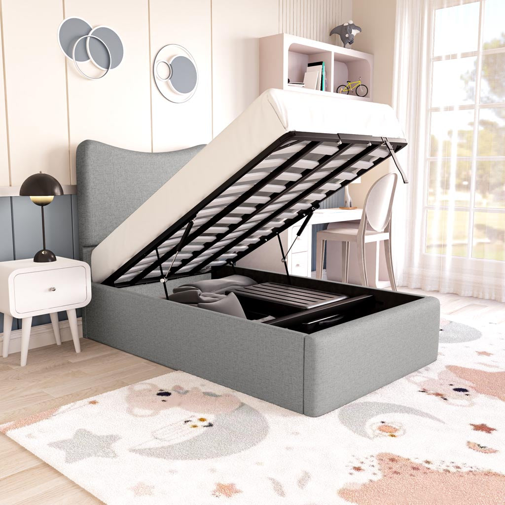 Cairo Kids Upholstered Ottoman Bed