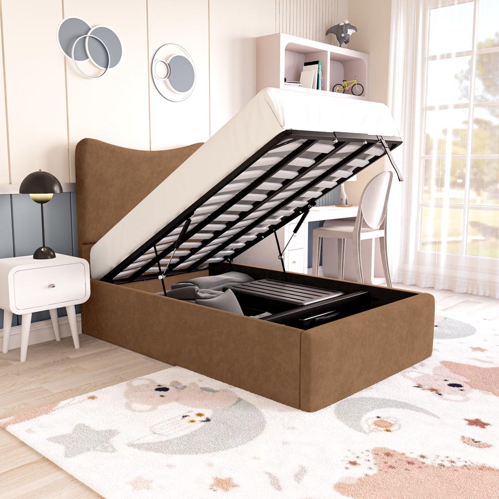 Cairo Kids Upholstered Ottoman Bed