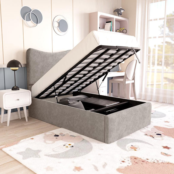 Cairo Kids Upholstered Ottoman Bed