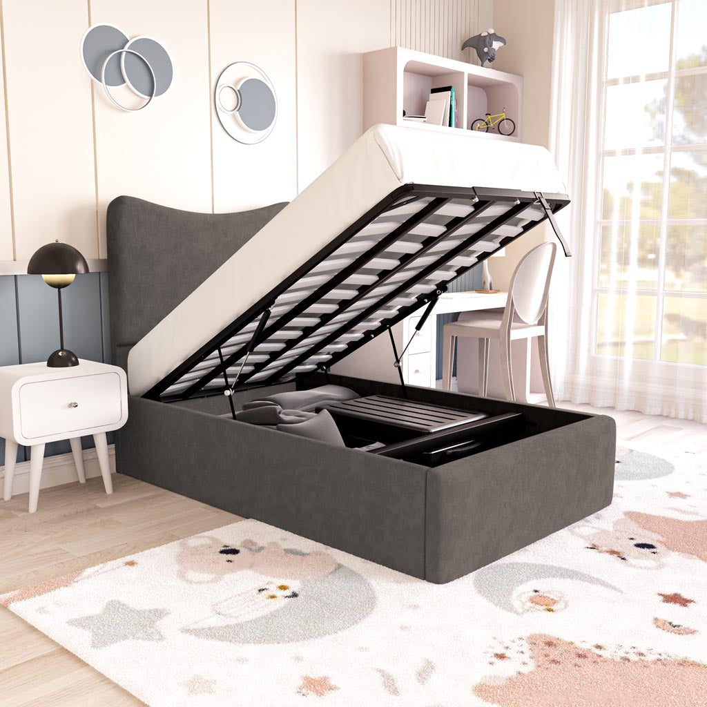 Cairo Kids Upholstered Ottoman Bed