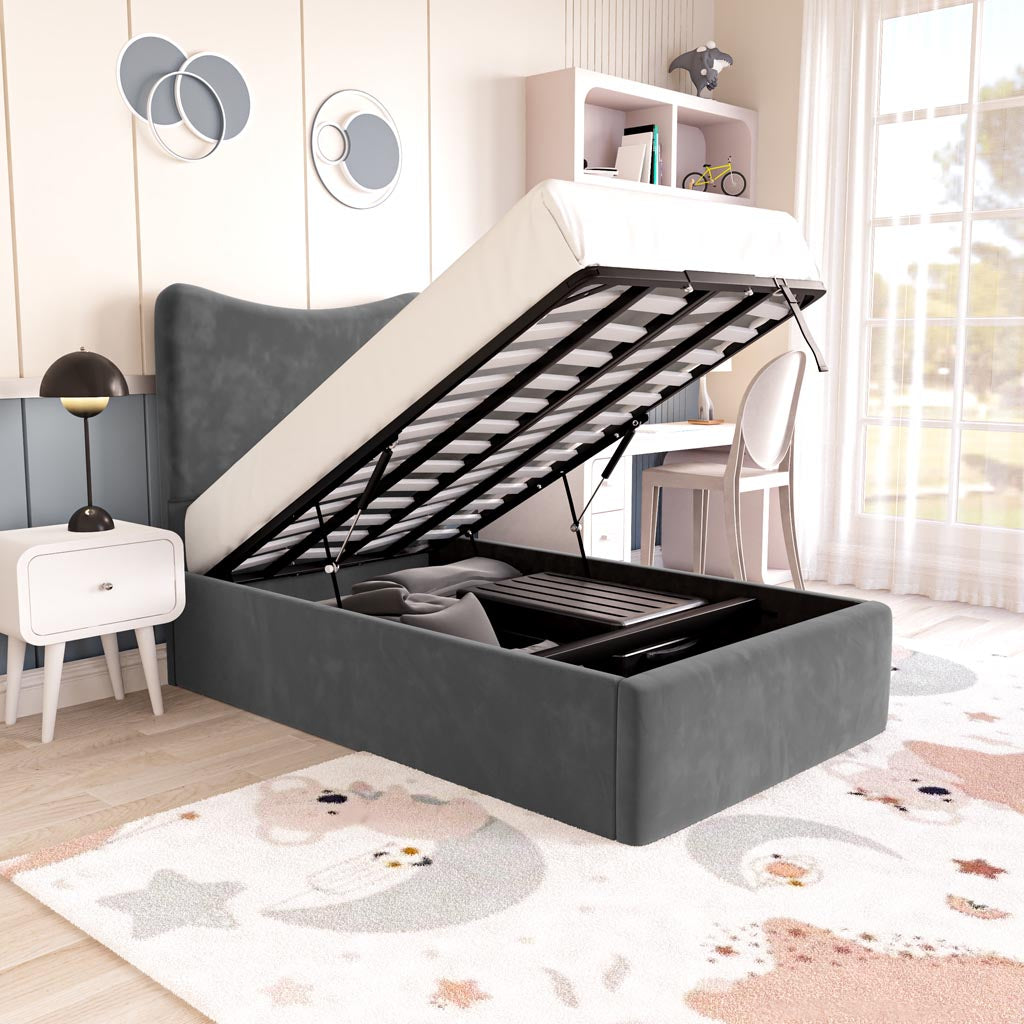 Cairo Kids Upholstered Ottoman Bed